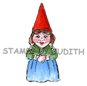 F-334-HK Lg. Girl Gnome